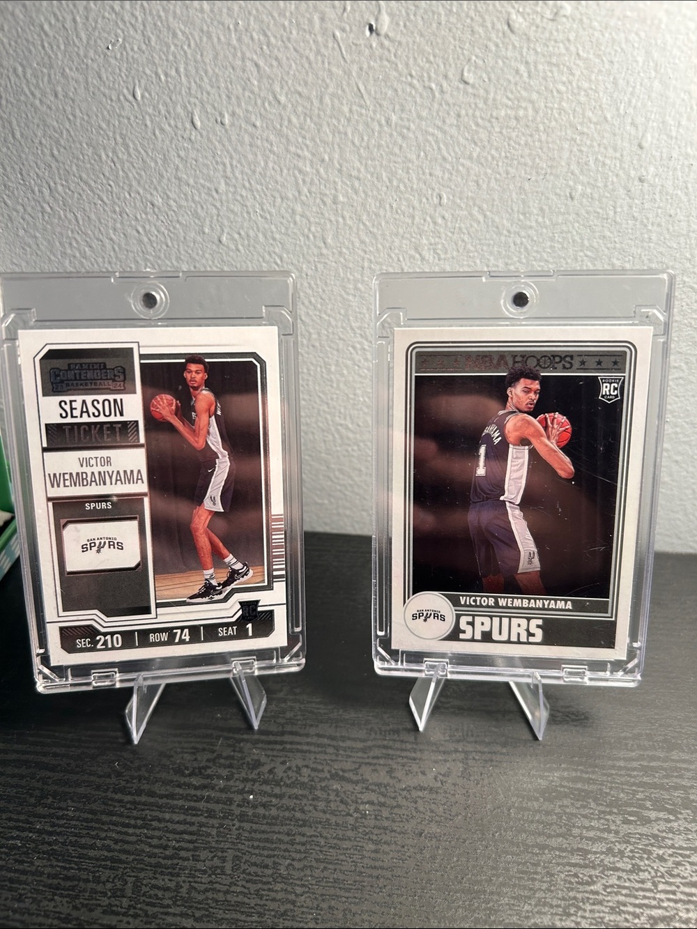Victor Wembanyama San Antonio Spurs Rookie Card set Tribute &Season ticket
